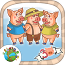 Los Tres Cerditos -  Libro interactivo para dormir APK