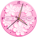 Flower Clock Widget with Date APK