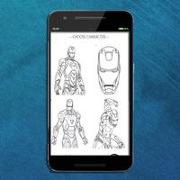 how to draw iron man step by step capture d'écran 1