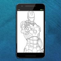 Como desenhar Iron Man Easy imagem de tela 3