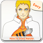 how to draw pro naruto easy-icoon