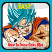 How to Draw Easy Goku Blue