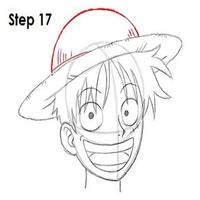 how to draw luffy capture d'écran 3