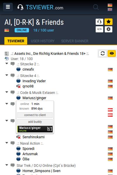 Teamspeak web client Teamspeak web client