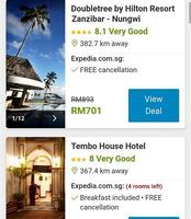 Booking Tanzania Hotels Plakat