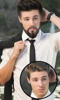 Men Beard and Hairstyle Photo Editor capture d'écran 1
