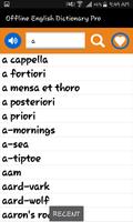 Offline English Dictionary Pro-Latest Vocab Help Affiche
