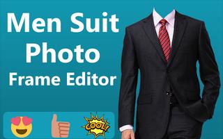 Men Suit Photo Frame Editor Affiche