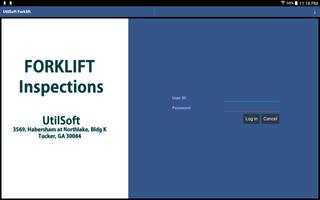 UtilSoft Forklift Inspections Affiche