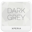 Dark Grey xperia theme APK