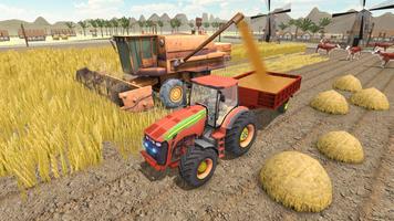 New Tractor Farming Simulator Pro - Farm Games 18 Affiche