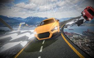 Real Car Driving Simulator - Mega Speed Racing 3D Ekran Görüntüsü 1