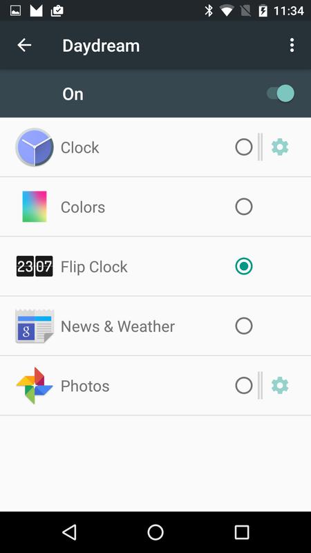 android daydream clock apk download