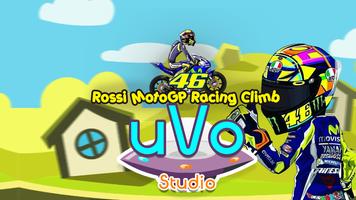 Poster Rossi MotoGP Racing Climb
