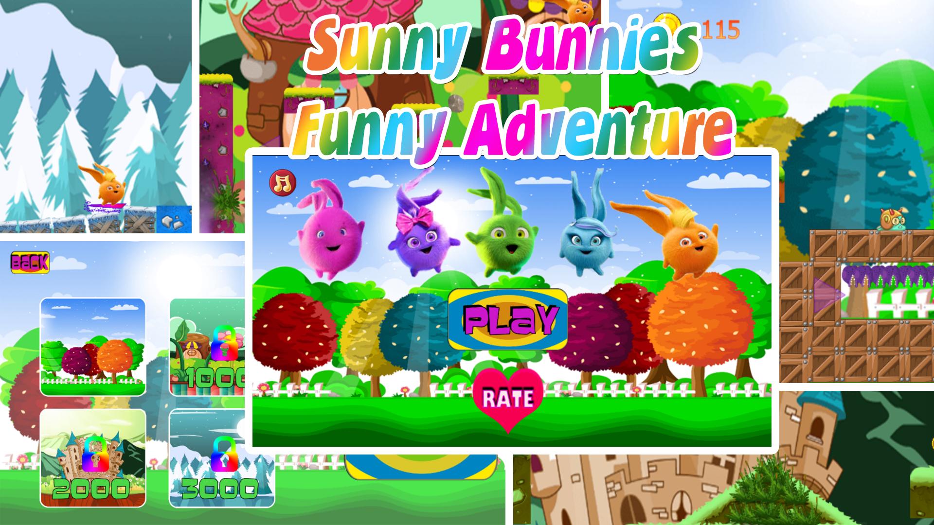 Funny Bunny игра на ПК. Sunny Bunnies Trubo. Funny Adventure. Funny Bunny.