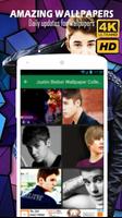 Justin Bieber Wallpapers HD 4K capture d'écran 2