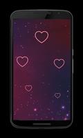 Neon Hearts Wallpaper capture d'écran 2