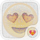 Emoji Hearts Live Wallpapers أيقونة