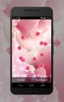 1 Schermata Pink Roses Live Wallpapers