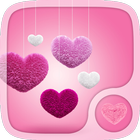 Fluffy Hearts Live Wallpaper icône