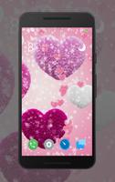 Fluffy Hearts Live Wallpaper تصوير الشاشة 1