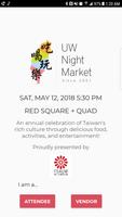 UW Night Market постер