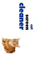 Cat Screen Cleaner Affiche