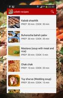 Uzbekistan Recipes Food capture d'écran 1