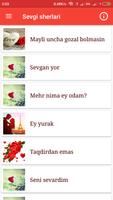 Sevgi haqida she'rlar الملصق