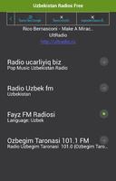 Uzbekistan Radios Free capture d'écran 1