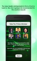 Vote For Prime Minister Affiche