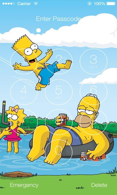 The Simpsons Hd Lock Screen For Android Apk Download