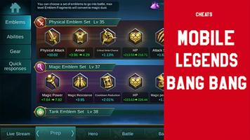 Cheats for Mobile Legend Bang Bang poster