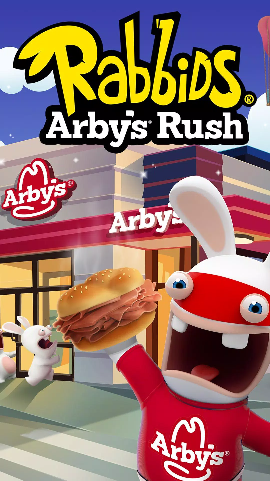 🔥 Download rabbids arbys rush 1.0.4 [Mod: Money] [Mod Money] APK MOD. 3D  runner from the studio Ubisoft 