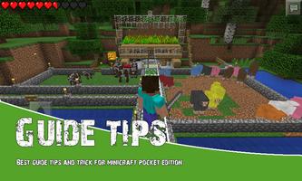 Crafting Tips Minecraft: PE Affiche