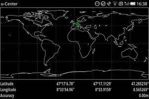 u-center GPS evaluation App captura de pantalla 2