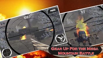 Montagne Tireur Mission 3D Affiche