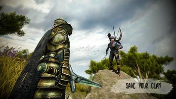 Ninja Dead Mortal : Arashi Fight Assassin Archery screenshot 1