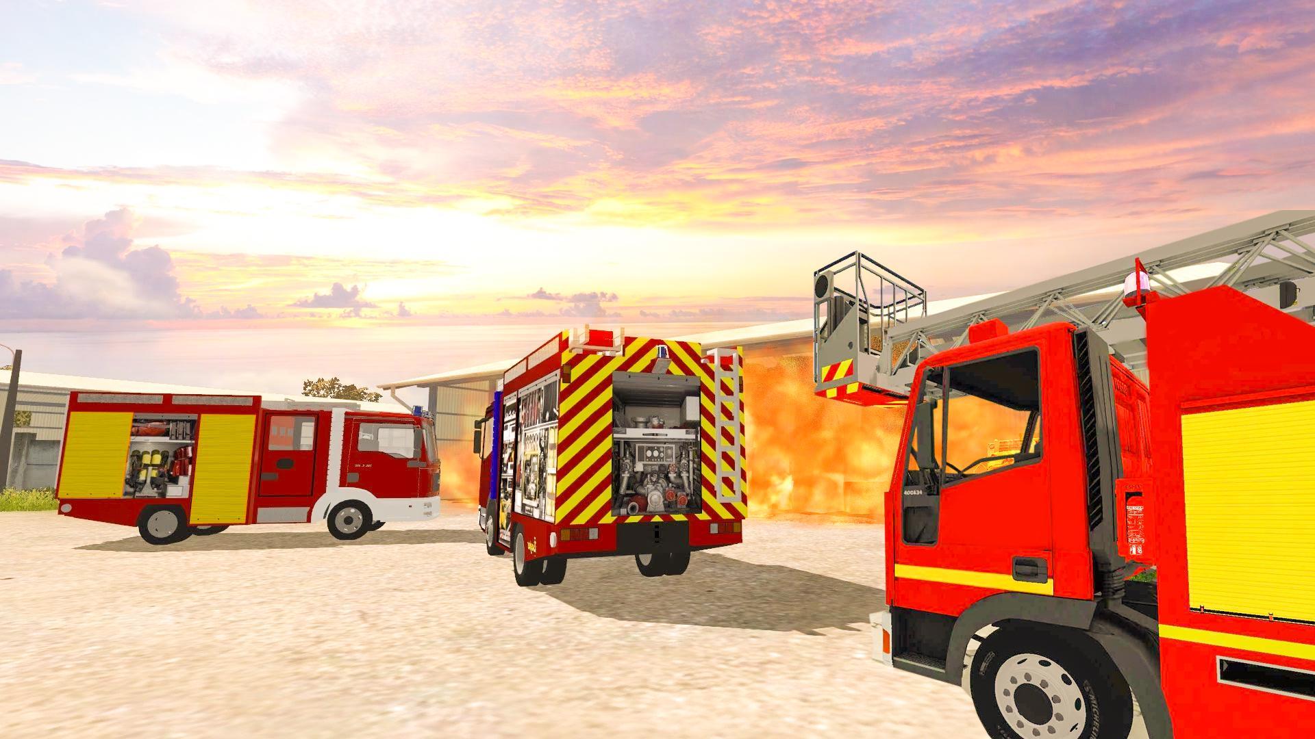 Пожарные Игра: Пожарная Машина Симулятор Пожарного Для Андроид.