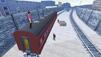 NY Train Attack 2018-Real Hero Shooting Game 3D screenshot 3