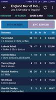CrickUB-Live Cricket Score capture d'écran 2