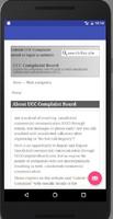 برنامه‌نما UCC Complaint Board عکس از صفحه