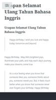 Ucapan Selamat Ulang Tahun capture d'écran 2