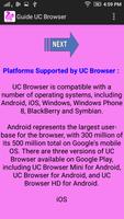 Guide UC Browser اسکرین شاٹ 3
