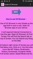 Guide UC Browser screenshot 2