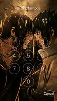 Uchiha Brothers Lock Screen Affiche