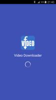 Video Downloader for Facebook Affiche