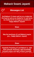 Mahavir Jayanti SMS Greetings imagem de tela 1
