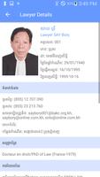Directory of Lawyers In Cambodia capture d'écran 1