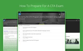 CFA Program exams course постер